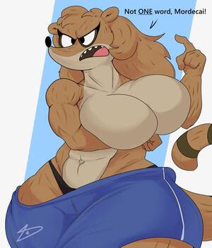 Female Rigby Regular Show Porn - 279505 - safe, artist:dreamerknights, rigby (regular show), mammal,  procyonid, raccoon, anthro, cartoon network, regular show, 2023, angry, big  breasts, black eyes, bottomwear, breasts, clothes, fangs, female, fluff,  fur, muscles, muscular female, pant