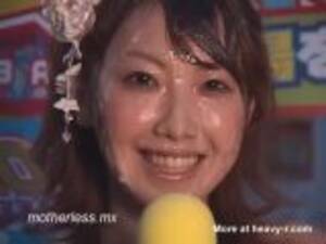 japanese bukkake tv - Japanese TV Host Bukkake