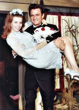 June Carter Cash Porn - {*Johnny & June Carter Cash's wedding, 1968 May they rest in peace together  now :( what Country Legends they were*}