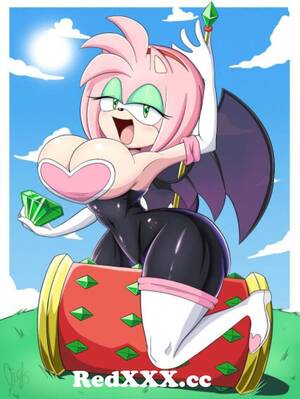 Amy Cosplay Porn - Amy Rose in a slutty Rouge the Bat cosplay (lordoozy) [Sonic the Hedgehog]  from project x love potion disaster amy rose and rouge Post - RedXXX.cc