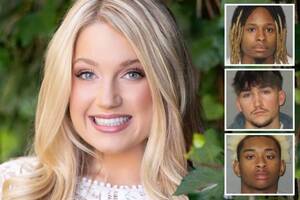 Lsu Student Porn - Four men arrested after 'raping LSU student Madison Brooks and dumping her'  before she was hit and killed by car | The US Sun
