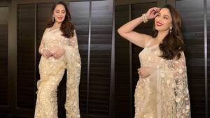 bollywood actress madhuri dixit nude - Madhuri Dixit's nude sari is gorgeous to look at! - Times of India