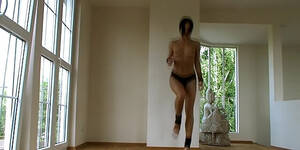 Fitness Model Porn Bdsm - Sporty Bdsm Model Alex Zothberg Topless Workout Before Getting Whipped HD  SEX Porn Video 5:15