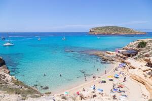 lesbian nude beach voyeur - Great nudist beaches on Ibiza and Formentera | Ibiza Spotlight