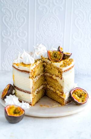 Asian Porn Star Cake - Pornstar Martini Cake! - Supergolden Bakes