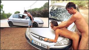 Autostop - Conductora Nudista me Lleva Cuando HacÃ­a Autostop - Pornhub.com