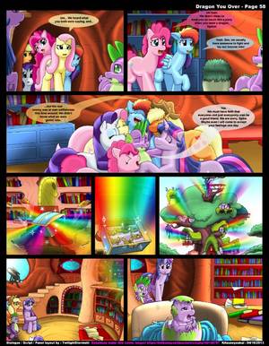 Evil Mlp Spike Porn Comic - e621 amethyst_sparkle_(fan_character) applejack_(mlp) blonde_hair blue_eyes  blue_feathers blue_fur comic cutie_mark dragon