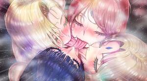 hentai lesbian tongue kissing - Konohagakure milfs tongue kissing - Hentai Pictures