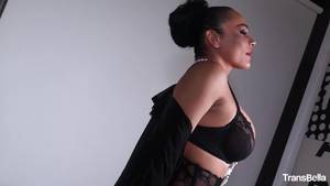 gaping shemale 1920x1080 - TRANS BELLA - Kinky Brazilian shemale Graziella Toledo plays with two  Italian sausages - aShemaletube.com