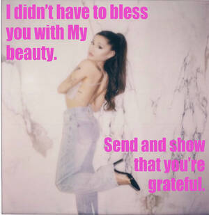 Ariana Grande Bondage Porn Captions - The Church of Ariana Grande