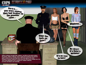 Comic Porn Arrest - Cops Sex Arrest- Ultimate3DPorn - Porn Cartoon Comics