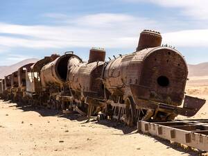 Brown Train Porn - Great Train Graveyard, Uyuni, Bolivia : r/TrainPorn