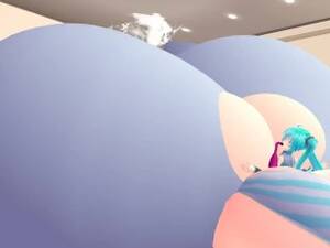 hatsune miku huge lactating breasts - Miku Milk Breast Inflation Prank by: Imbapovi - XAnimu.com