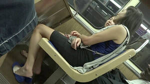 asian shoe dangle - Candid Chinese Teacher Shoeplay, Flats - Videosection.com