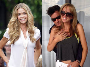 Charlie Sheen Denise Richards Porn - According to Radar, Charlie Sheen ordered his people to kick Denise Richards,  her dad Irv and his three daughters out of the house that they live in and  he ...