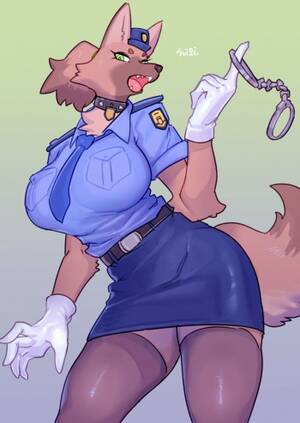 furry bitch hentai - POLICE BITCH - IMHentai