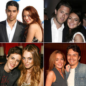 Lindsay Lohan Nude Lesbian - Lindsay Lohan's Dating History: Aaron Carter, Samantha Ronson, More | Us  Weekly