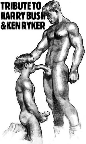 Erotica Gay Porn Drawings - Vintage Gay Porn Art | Gay Fetish XXX