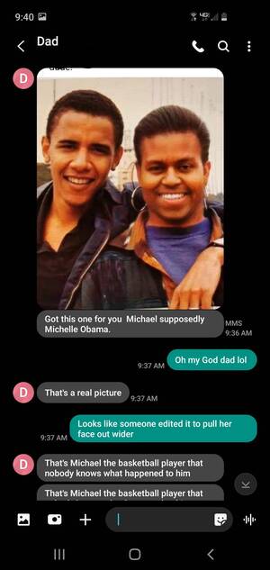 Michelle Obama Fake Porn Stars - My dad has been convinced that Michelle Obama is a man for YEARS. I love  him, but ...wow.. : r/insaneparents