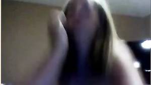 chubby white pov - Chubby golden-haired webcam doxy deepthroats and bonks doggy style