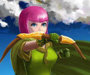 Archer Anime Girls Porn - 10 Sexy Archer Fan Arts in Clash of Clans that You Would Like