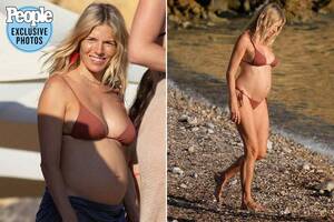black pregnant wife creampie - Sienna Miller Is Pregnant, Expecting Second Baby: Vacation Photos