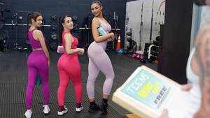 gym anal foursome - BFFS Don't Pay for Gym Memberships Feat. Brookie Blair, Serena Hill &  Ariana Starr - TeamSkeet - Pornhub.com