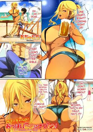 Comic Tits - Summer Gal's Two Boobs, One Cup! porn comic - the best cartoon porn comics,  Rule 34 | MULT34