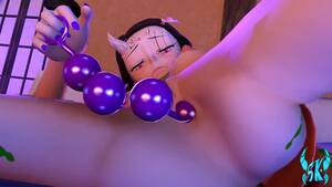 lesbian anal beads furries - Demon Slayer Kamado Nezuko Anal Beads 3d - Lewd.ninja