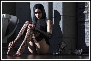 black goth sex - Black goth