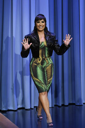 Demi Lovato Porn Fucking - Demi Lovato is the latest star to rock the 'naked dress' trend