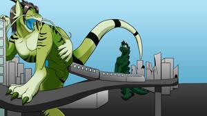 cartoon sex godzilla - Pic 4