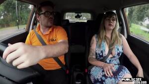 Big Boobs In Car Porn - Big Boob Beauty Sucking Car Teacher During Lesson - EPORNER