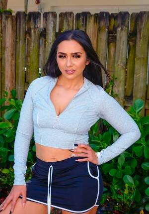 lily amateur latina tits - Curvy Latina amateur Lily Hall strips out of her shorts and panties to  spread her ass - Nerd Nudes