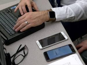 Minor Pornography - Detectives use the Cellebrite system to extract information