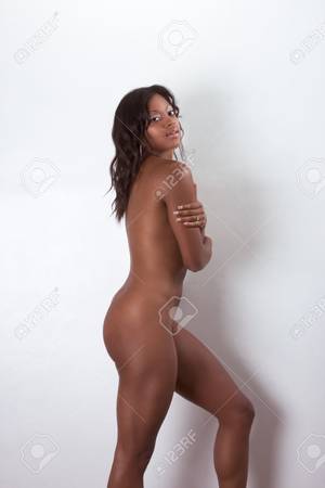 Bi Racial Lesbians - Nude mulatto biracial female mix of black African American, Native American  and German ethnicity standing