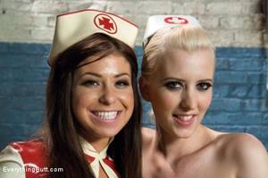 lesbian latex anal nurse - Photo number 15 from Latex Anal Nurses shot for Everything Butt on Kink.com.