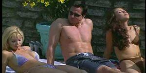 fffm group sex pool - Awesome foursome by the pool with Peter North and Jewel