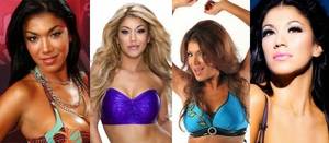 Milena Roucka - Rosa Mendes (Milena Roucka) Canadian born Latina American, 5'9\