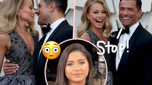 interracial xxx kelly rippa - Kelly Ripa & Mark Consuelos Warn Daughter To STAY AWAY From Their Bedroom:  'It's Freaky Week!' - Perez Hilton