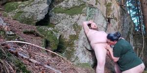 fat couple fucks outdoors - Fat norwegian couple having sex outdoor (Big Man) - Tnaflix.com