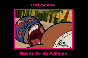 Mucha Lucha Cartoon Porn - Rikochet's enormous burp needs to be a meme by Badpiggieslover123 on  DeviantArt