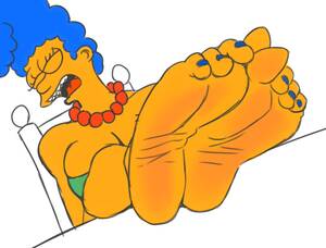 Big Boobs Marge Simpson Feet - Rule 34 - barefoot blue hair breasts cleavage feet female foot fetish foot  focus marge simpson sleeping soles the simpsons toes zp92 | 5884625