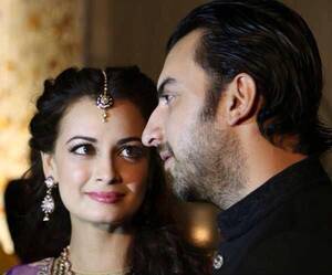 Diya Mirza Porn - Stunning Bollywood Royalty Dia Mirza Weds Sahil Sangha