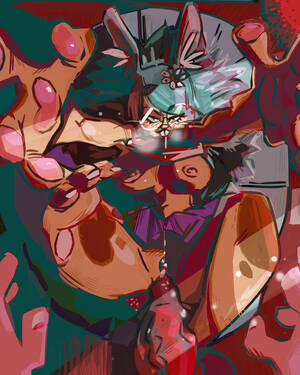 Furry Porn Art - I darkened it enough to hide the shame I had drawing some furry porn by  DemoneCampana on Newgrounds