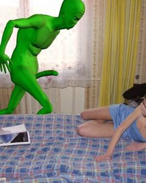 Green Alien Porn - Pretty brunette fucked by a big green alien Porn Pictures, XXX Photos, Sex  Images #3106881 - PICTOA