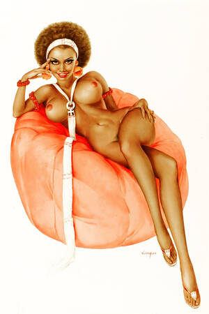 1960s African American Porn - vintagegal: African American pin-up illustrations Porn Photo Pics