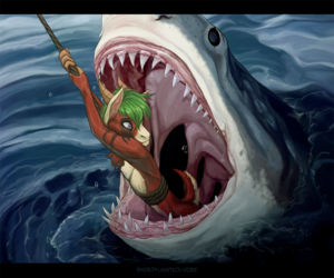 Anthro Shark Porn Vore - 36714 - suggestive, artist:shorty-antics, equine, fish, horse, mammal, shark,  anthro, feral, ambiguous gender, bust, duo, imminent death, imminent snuff,  imminent vore, mawshot, ocean, open mouth, rope, size difference, water -  Furbooru