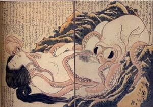 japanese octopus porn - NSFW] Early japonisme portrayal of octopus and woman : r/WTF