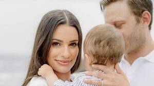 Lea Michele Xxx Porn - Lea Michele Reveals Son's Face in Sweet Photo with Husband Zandy Reich